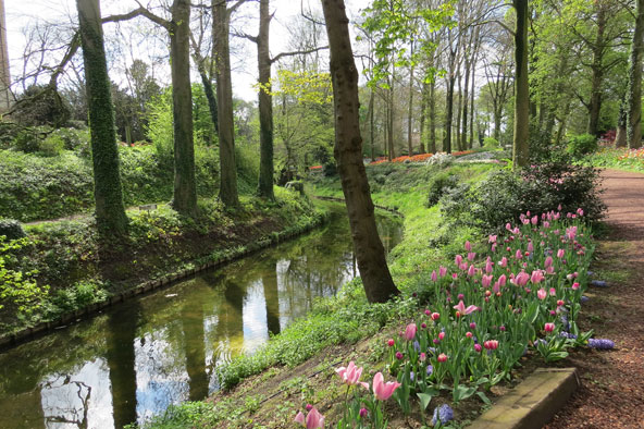 בשונה מגני קוקנהוף ההולנדיים, בפלורליה הבלגית תוכלו לשוטט בין הפרחים כמעט בלי לפגוש באיש | צילום: רוני ערן