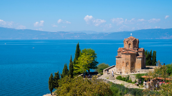 אגם אוכריד במקדוניה