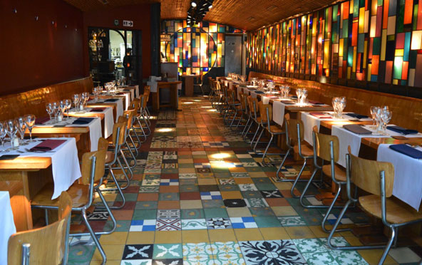 פחות מחמש דקות הליכה ממרכז העיצוב נמצאת המסעדה המקסימה בונסוואר קלרה | צילום: Bonsoir Clara ©