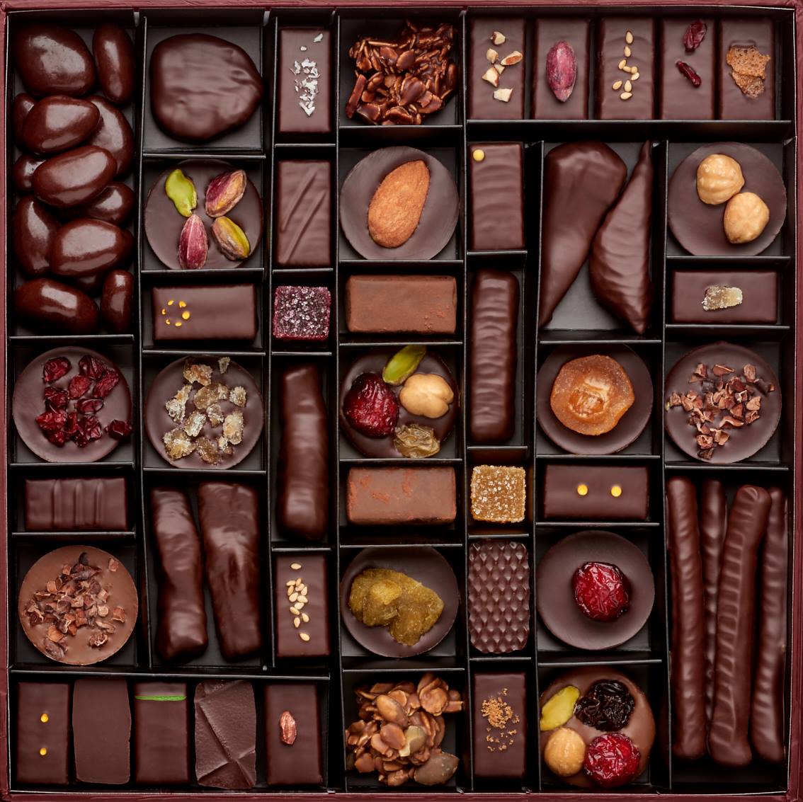 שוקולדים של לורן גרבו. פרלינים יצירתיים מהסוג שלא תמצאו בשום מקום אחר בבריסל | צילום: Chocolats Gerbaud ©