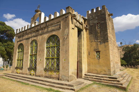 כנסיית מרים מציון באקסום, שבה, על פי המסורת, נמצא ארון הברית המקורי