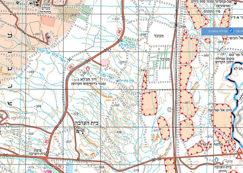 באדיבות עמוד ענן והמרכז למיפוי