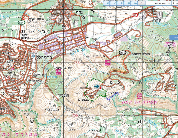 באדיבות המרכז למיפוי ועמוד ענן