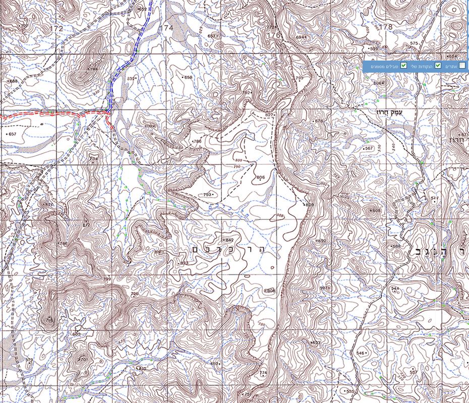 מפת הר כרכום: הר סיני המקראי? מפת הר כרכום: הר סיני המקראי?