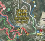מפת מסלול אופניים יער שגב מפת מסלול אופניים יער שגב