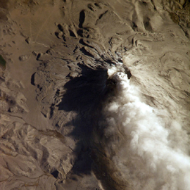 מפת ענני אפר בהר הגעש אובינס, פרו מפת ענני אפר בהר הגעש אובינס, פרו