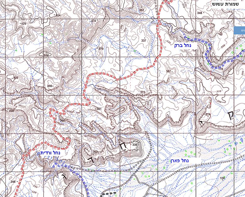 מפת קניוני ורדית – ברק מפת קניוני ורדית – ברק