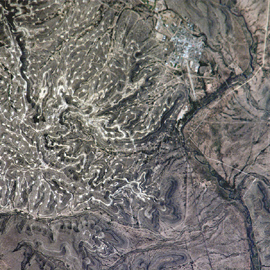 מפת שדות הנפט של ייטס, מערב טקסס, ארה"ב מפת שדות הנפט של ייטס, מערב טקסס, ארה"ב