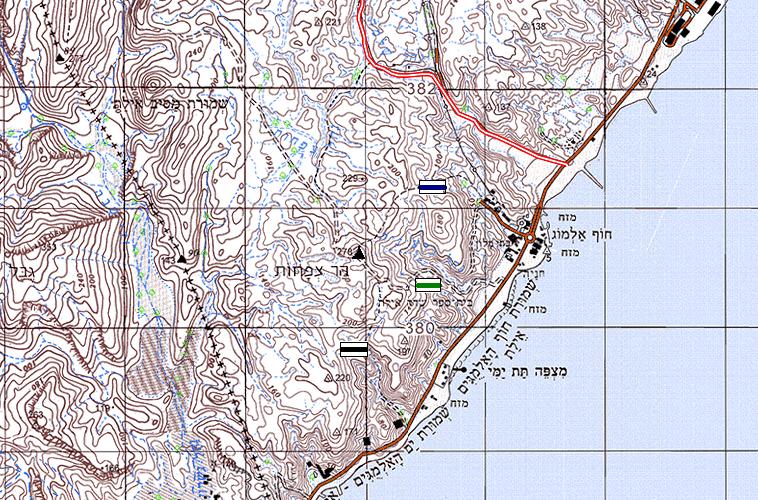 מפת הר צפחות מפת הר צפחות
