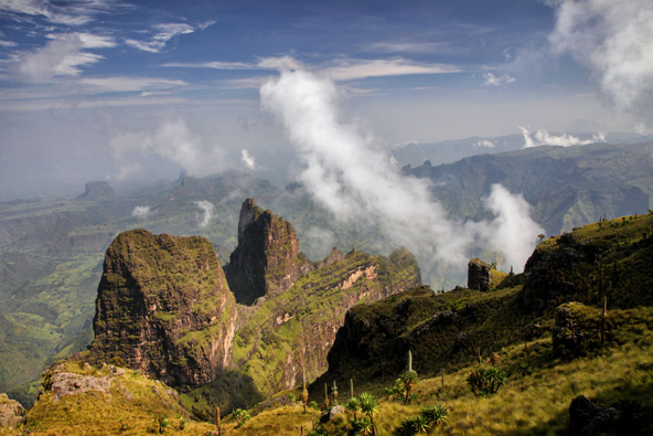 הרי סימיאן. נופים מהסוג שלא תראו בשום מקום אחר