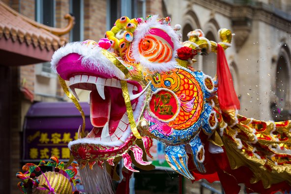 חגיגות השנה הסינית החדשה בצ'יינה טאון | צילום: mandritoiu / Shutterstock.com