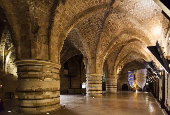 מתחם אולמות האבירים בעכו העתיקה