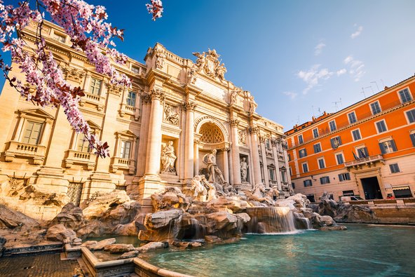 מזרקת טרווי, מאתרי התיירות הפופולריים ברומא