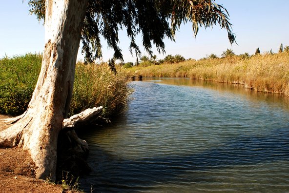 פארק המעיינות, אזור שופע מים לא רחוק מבית שאן