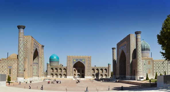 כיכר רג'יסטאן בסמרקנד, מופת של אדריכלות אסלאמית