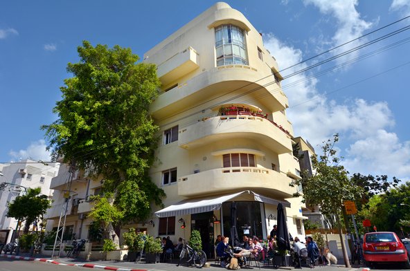 בניין באוהאוס בתל אביב. בעיר יש יותר בתי באוהאוס מבכל מקום אחר בעולם