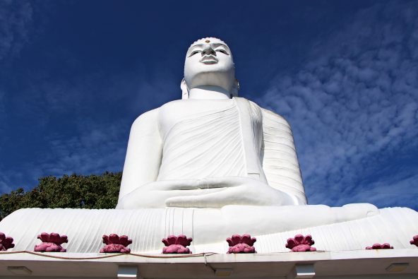 בודהה לבנה ענקית במעלה קנדי