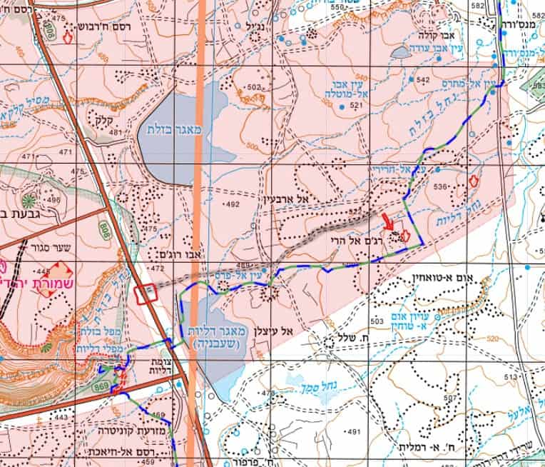 באדיבות עמוד ענן והמרכז למיפוי