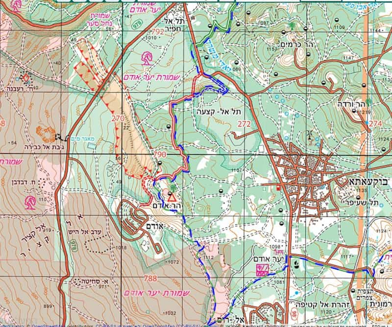 באדיבות המרכז למיפוי ועמוד ענן