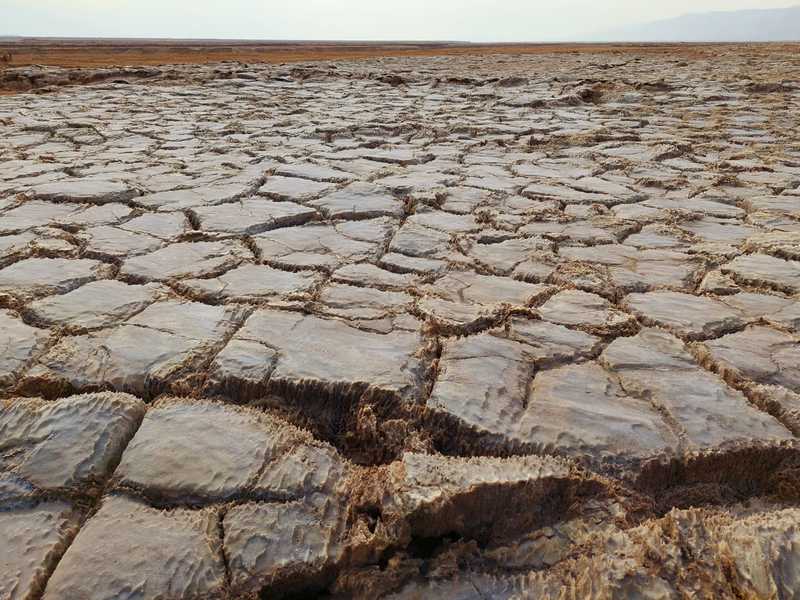 כמו בסרט דמיוני של ז'ול ורן צעדנו על מישורים מבוקעים