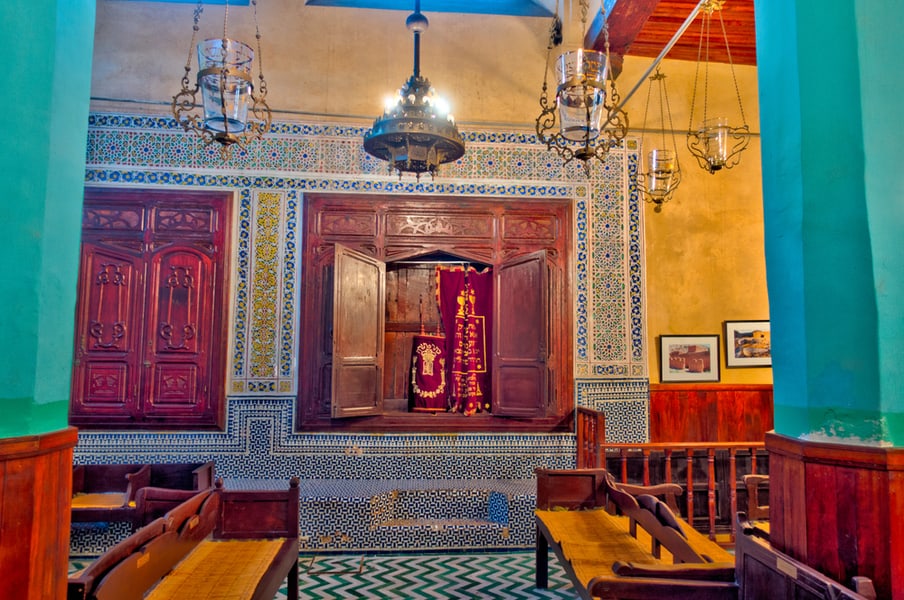 בית הכנסת אבן דנאן בפס, מבתי הכנסת העתיקים והחשובים בצפון אפריקה | צילום: mehdi33300, שאטרסטוק