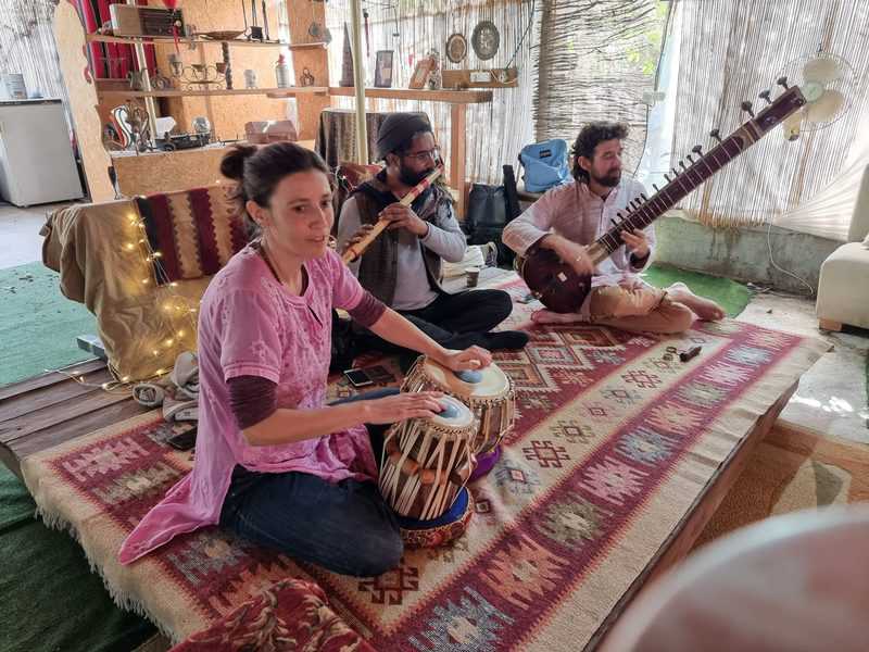 הריקשה מארחת את אנסמבל מלבר למופע של מוזיקה הודית | צילום: אלדד מאסטרו