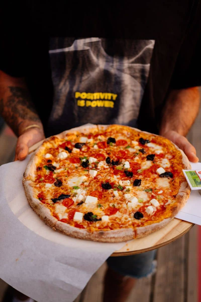 אחת מהפיצות המפתות של פיצה טראק | צילום: עדן לאה לרר