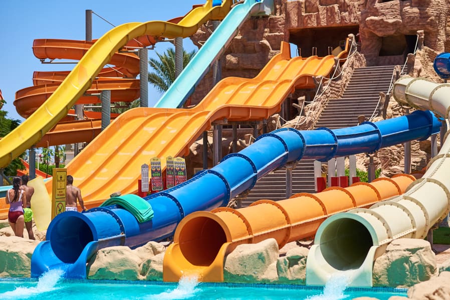 A water park in Sharm el-Sheikh, one of the popular activities among families  Lazy_Bear, Shatterstock