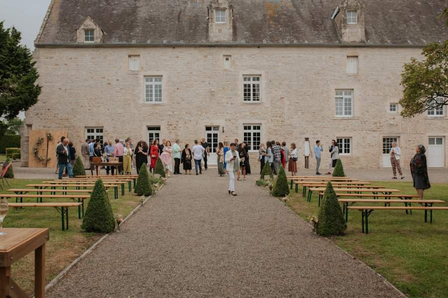החתונה בטירת Haras du vieux שבנורמנדי