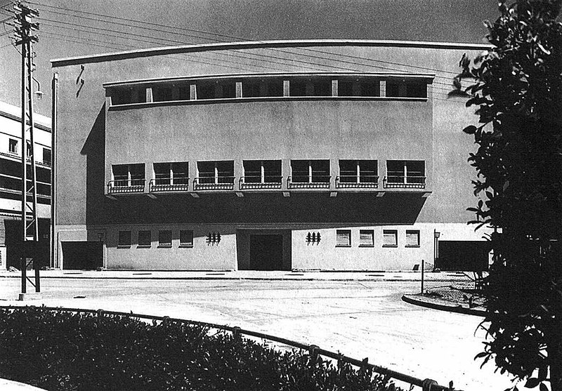 תיאטרון אהל, מבט מרחוב אהרונוביץ', תחילת שנות הארבעים