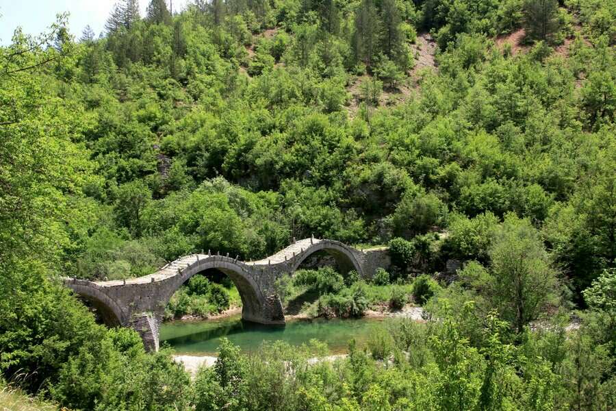 שלוש הקשתות המרשימות שעליהן נשען הגשר, המזכירות את קימורי הגוף של זחל פרפר בתנועתו, הן שהעניקו לגשר את תהילתו