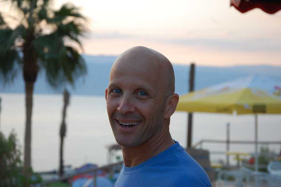 עודד רהב בעין גדי, צילום אורי סלע