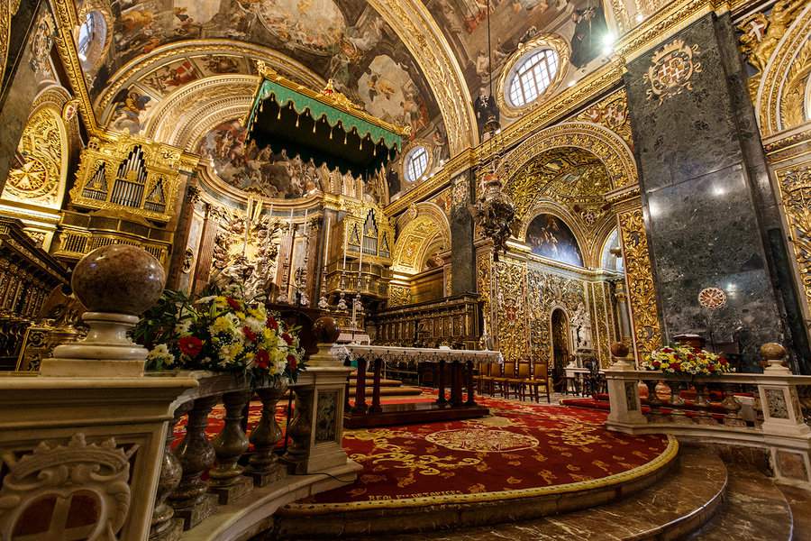 העושר המדהים שתגלו אם תכנסו לתוך קתדרלת יוחנן הקדוש | הצילומים באדיבות Visit Malta