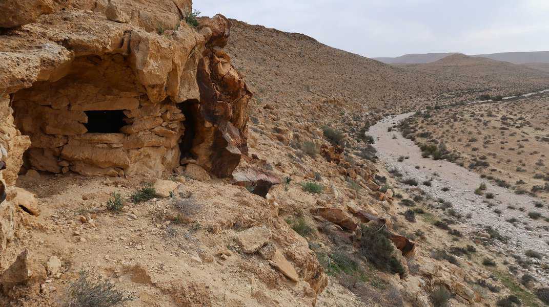 Cuando Yair Peled llegó a la esquina de Hamed en Nahal Sarpad en las montañas de Negev, se sentó a descansar bajo una acacia frente al desierto.