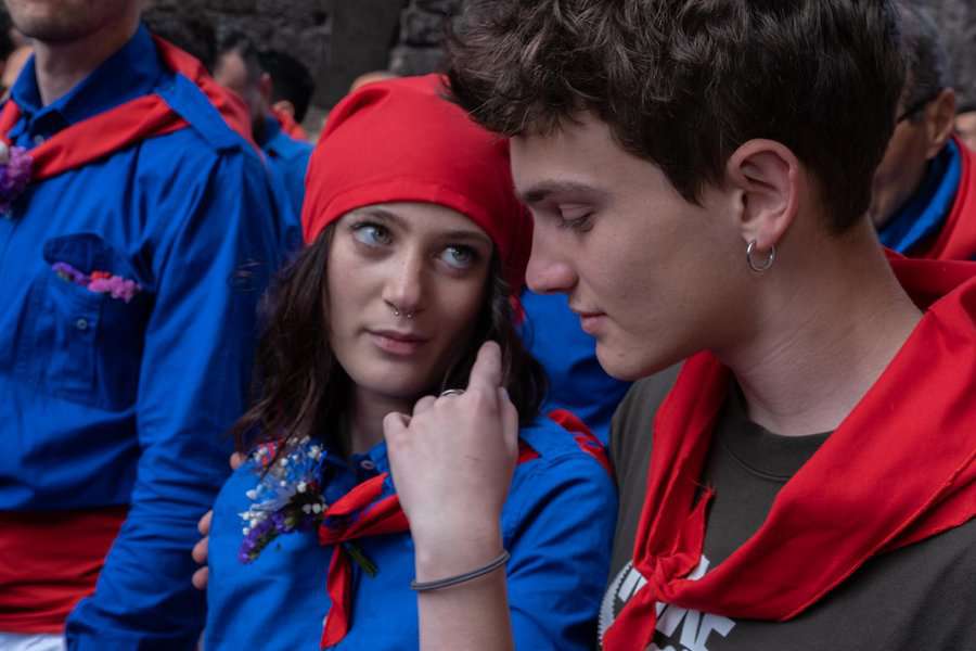 זוג אוהבים בתהלוכה. התעלמו לחלוטין ממצלמתי וטוב שכך. זו התמונה האהובה עלי מכל הפסטיבל