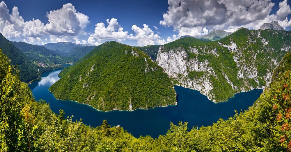 קניון פיבה, מהדרמטיים במונטנגרו