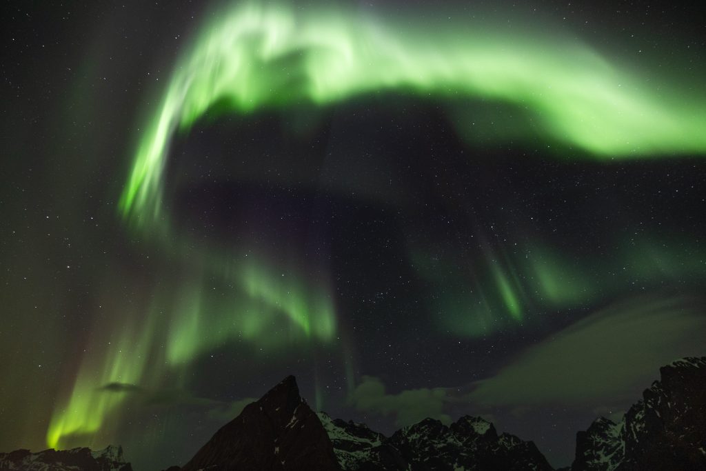 בלילה החמישי האורורה ממש התפוצצה לנו מעל הראש, במופע שנמשך כל הלילה