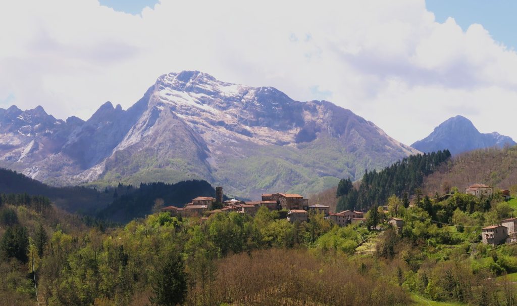 נוף הגבעות העגולות התחלף במדרונות כהים של יערות אשוחים, ובצוקי סלע חשופים של הפסגות