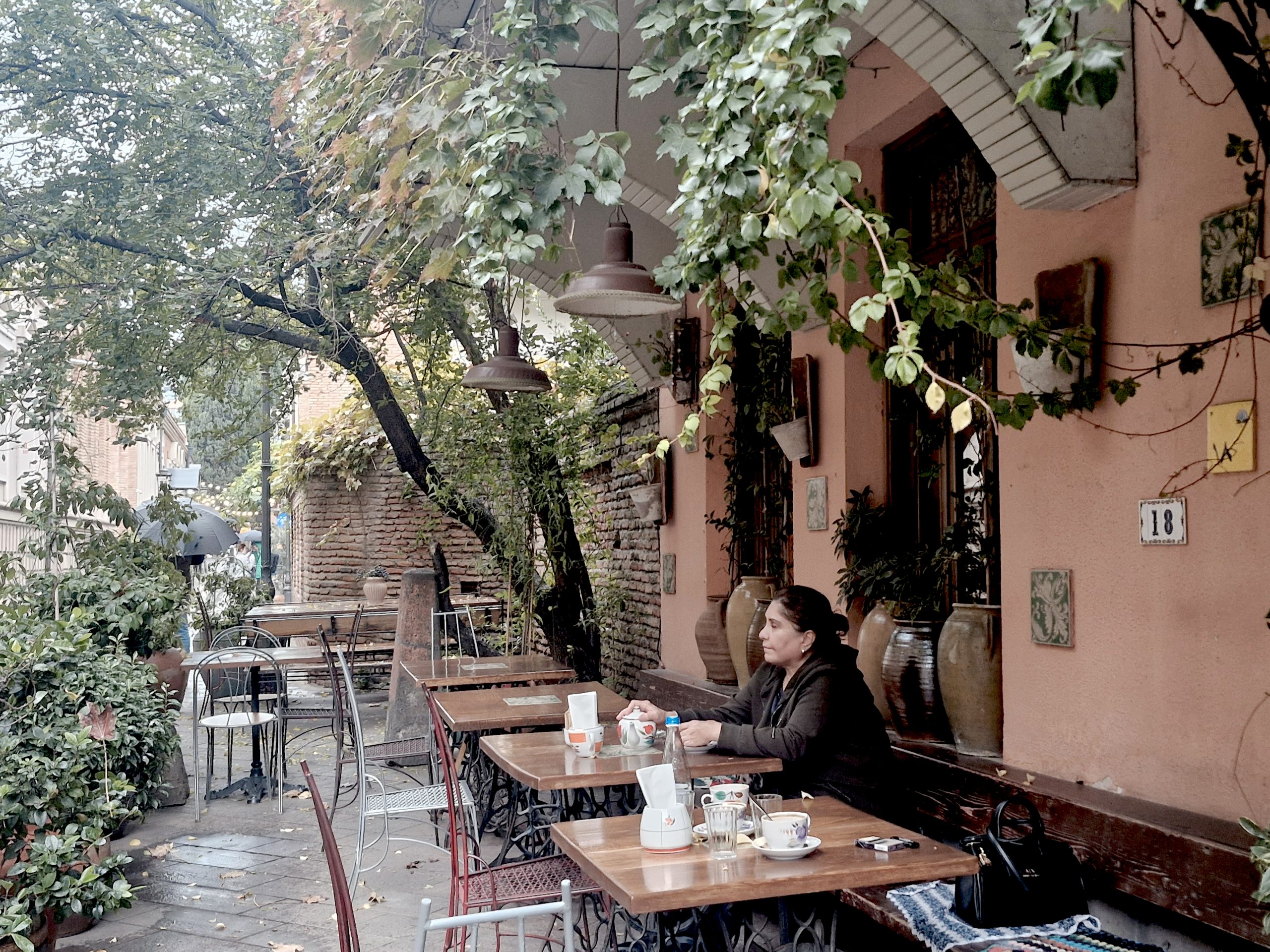 בעיר העתיקה של טבליסי