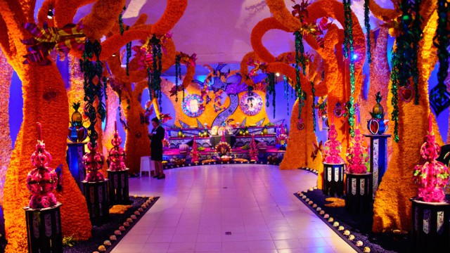 מיצב-מנחה לפרידה קאלו ודייגו ריברה, מוזיאון דולרס אולמנדו במקסיקו סיטי