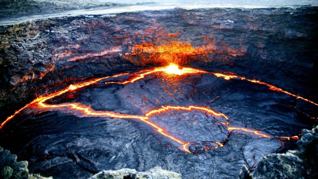 הר הגעש ארטה אלה, מדבר דנקיל, אתיופיה